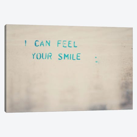 I Can Feel Your Smile Canvas Print #LEV89} by Laura Evans Canvas Art