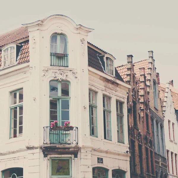 Vintage Styled Photography: Bruges Apartment Building by Laura Evans