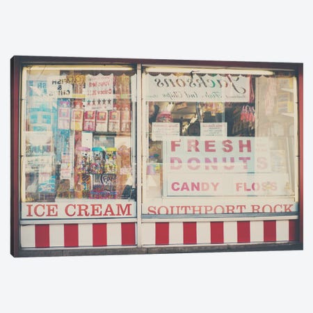 Ice Cream, Fresh Donuts And Southport Rock Canvas Print #LEV93} by Laura Evans Canvas Print