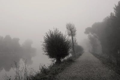 Quiet Place by Lena Weisbek framed canvas print