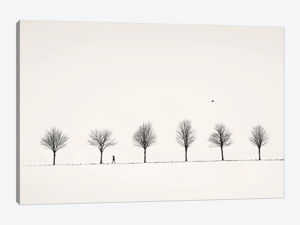 Winter Alley by Lena Weisbek 1-piece Art Print
