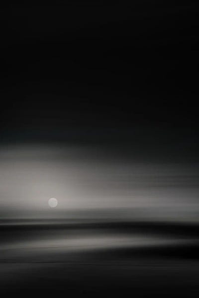 The Moon II by Lena Weisbek framed canvas print