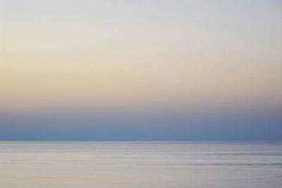 Calm Sea by Lena Weisbek framed canvas print