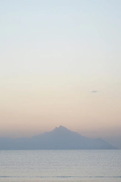 Mount Atos by Lena Weisbek framed canvas print