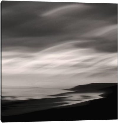 Lights Over The Sea Canvas Art Print - Abstract Photography