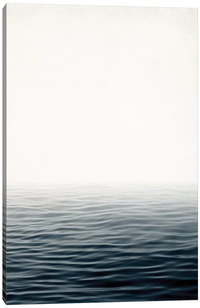 Misty Sea Canvas Art Print - Abstract Photography