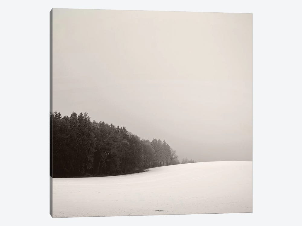Snowy Hillscape by Lena Weisbek 1-piece Canvas Print