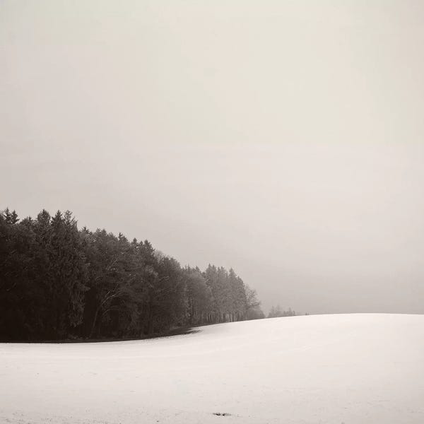 Lena Weisbek: Snowy Hillscape by Lena Weisbek