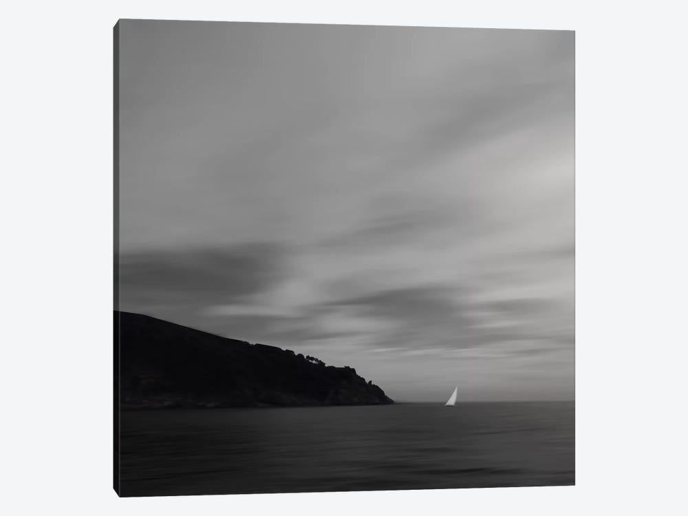 Sea, Clouds And A Boat by Lena Weisbek 1-piece Canvas Wall Art