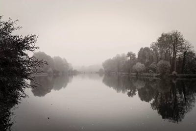 Quiet River by Lena Weisbek framed canvas print