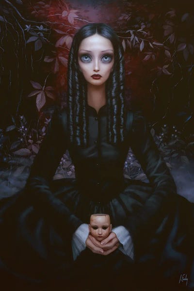Goth Art: Belladonna by Lori Earley