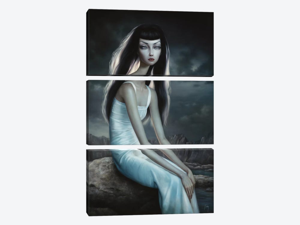 Drained by Lori Earley 3-piece Canvas Art Print