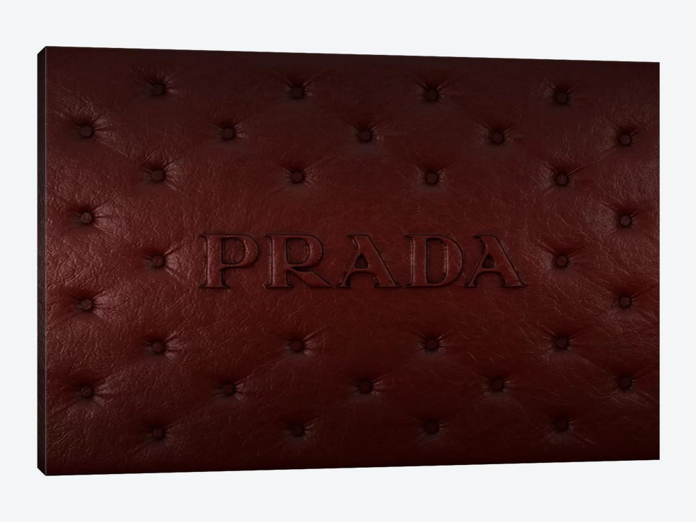 Burgundy Prada by 5by5collective 1-piece Canvas Wall Art