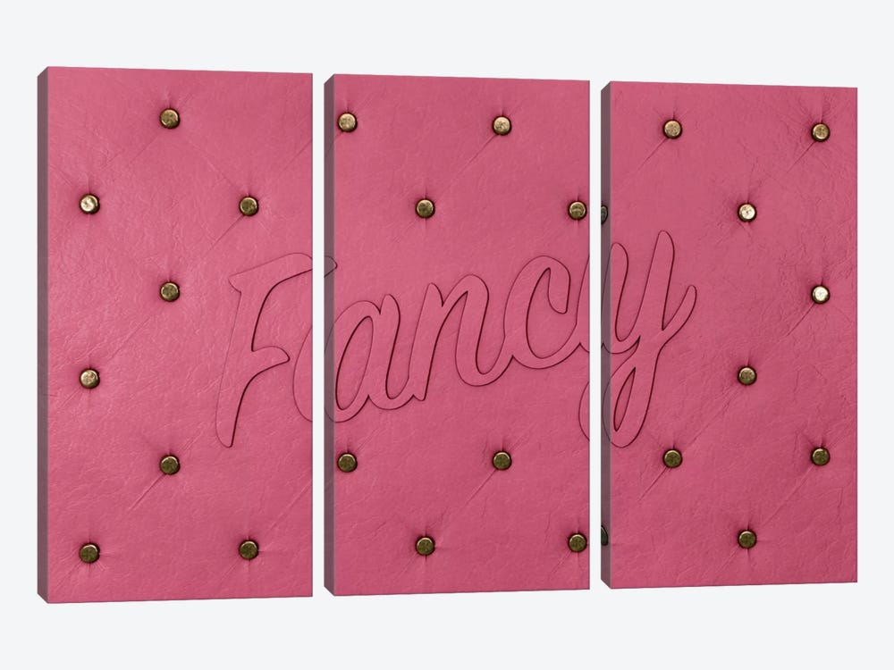 Fancy Pink by 5by5collective 3-piece Art Print