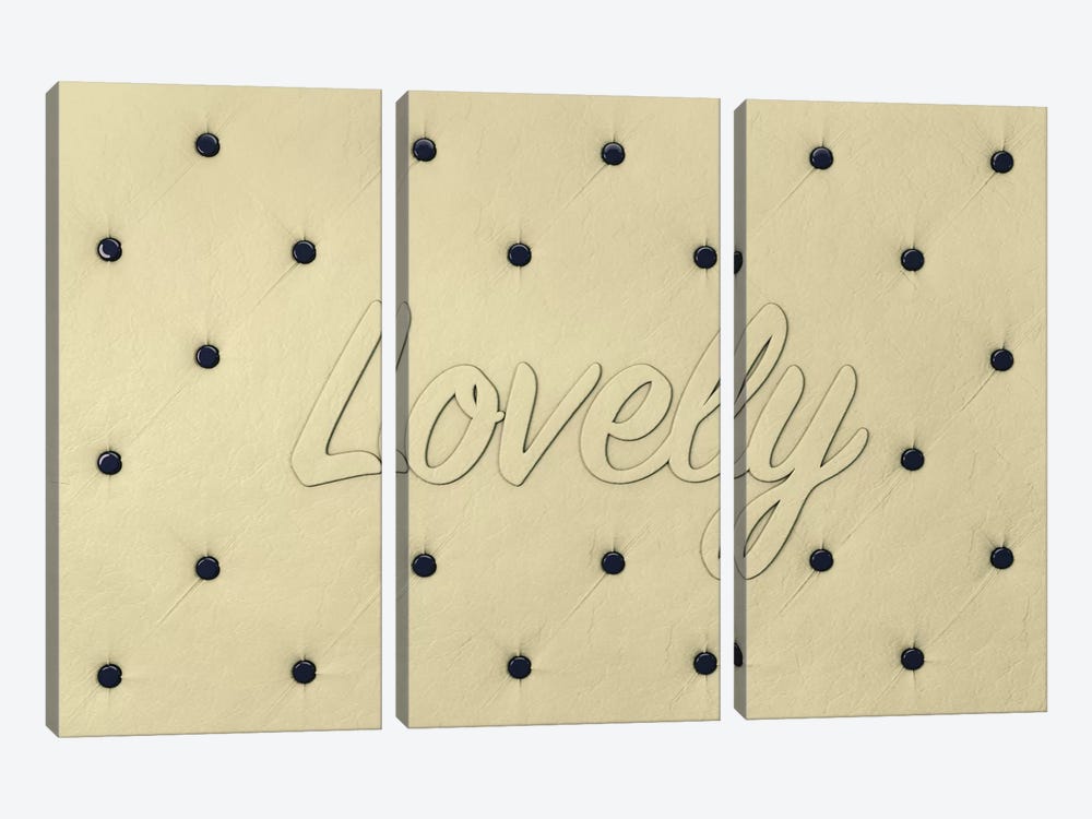Lovely Yellow by 5by5collective 3-piece Canvas Artwork