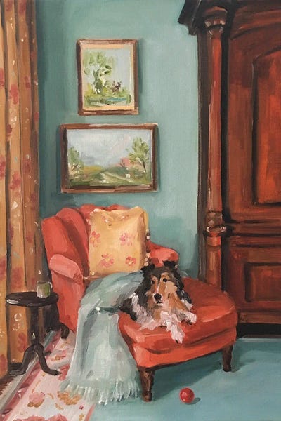 Interiors: The Red Ball by Lisa Finch