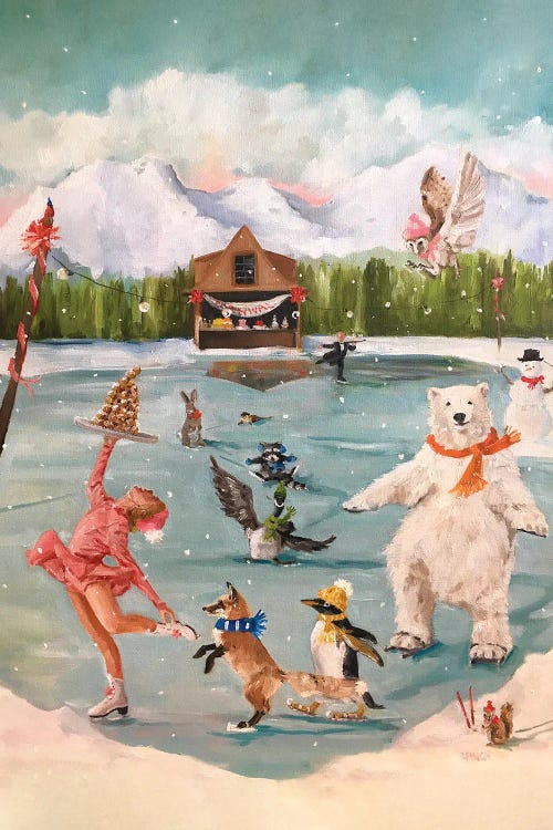 Winter Fun by Lisa Finch wall art