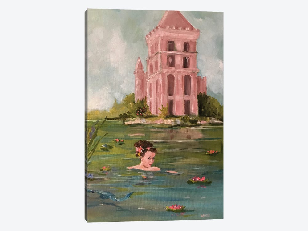 The Pink Sand Castle by Lisa Finch 1-piece Art Print