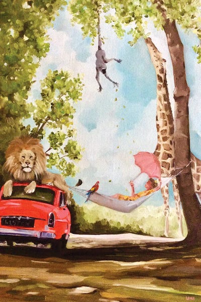 Party Animals: Afternoon In Africa by Lisa Finch