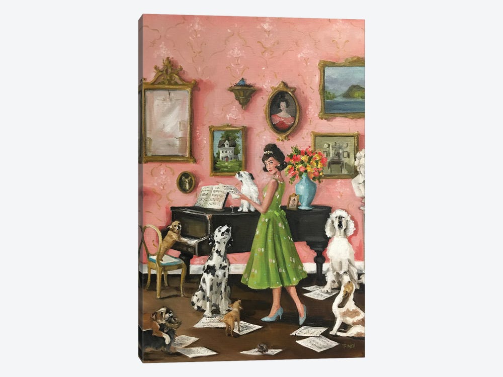 A Serendipitous Serenade Of Sorts by Lisa Finch 1-piece Canvas Print