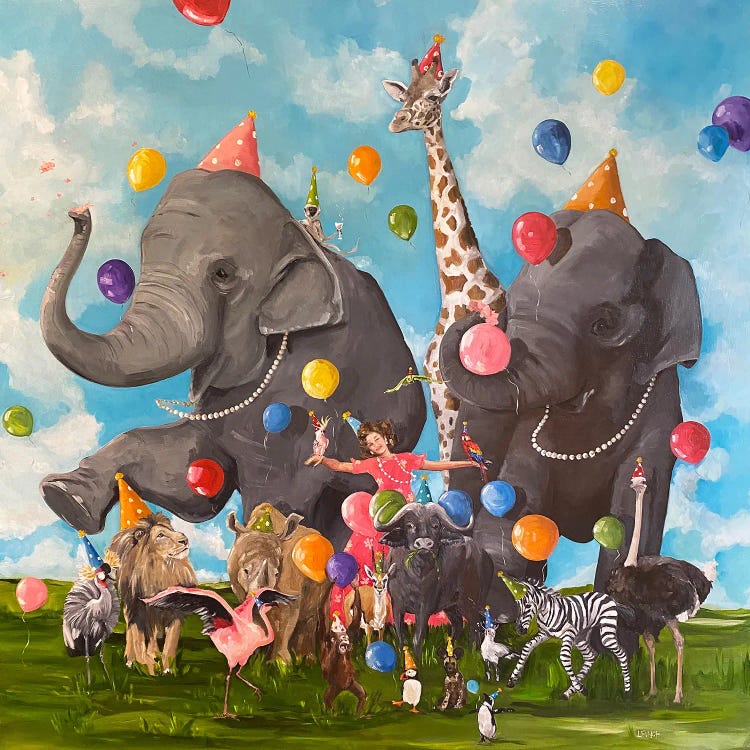 Life Of The Party by Lisa Finch wall art