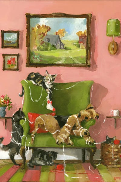 Fine Art Print: Argyle Socks by Lisa Finch