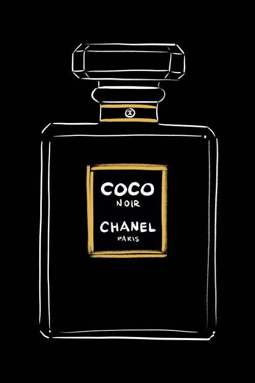 Chanel Coco Noir by La femme Jojo wall art