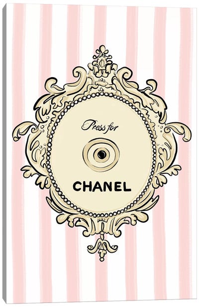 Press for Chanel Canvas Art Print - Pastels