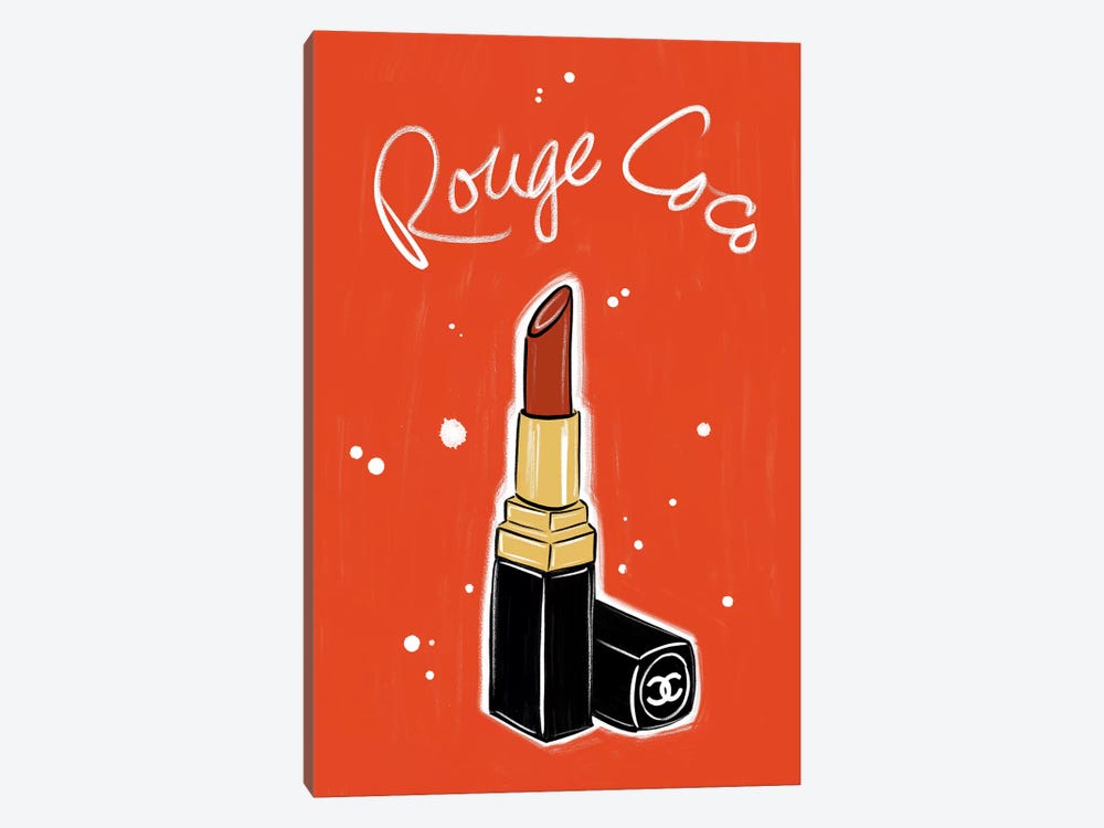 Chanel Rouge Coco Lipstick by La femme Jojo 1-piece Canvas Artwork