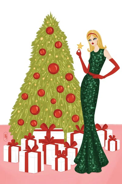 Seasonal Glam: Christmas Tree by La femme Jojo