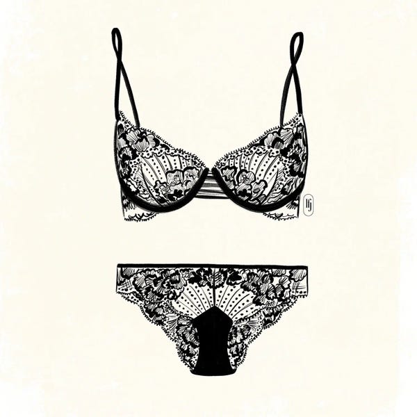 Lingerie: Lace Lingerie by La femme Jojo