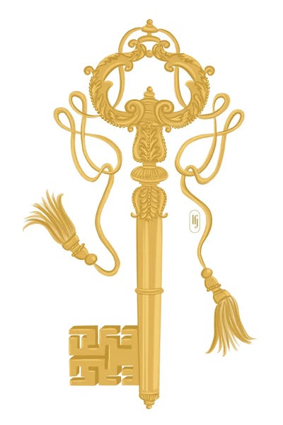 Keys: Gold Key by La femme Jojo