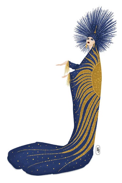 Mystic by La femme Jojo framed wall art