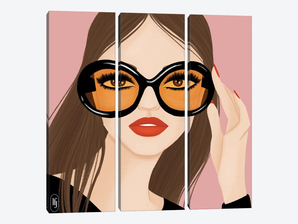 Prada Sunglasses by La femme Jojo 3-piece Canvas Wall Art