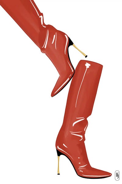High Heels: Red Boots by La femme Jojo