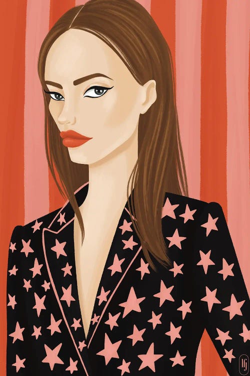 Stars And Stripes by La femme Jojo wall art