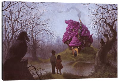 Hansel and Gretel Canvas Art Print - Lisa Falkenstern