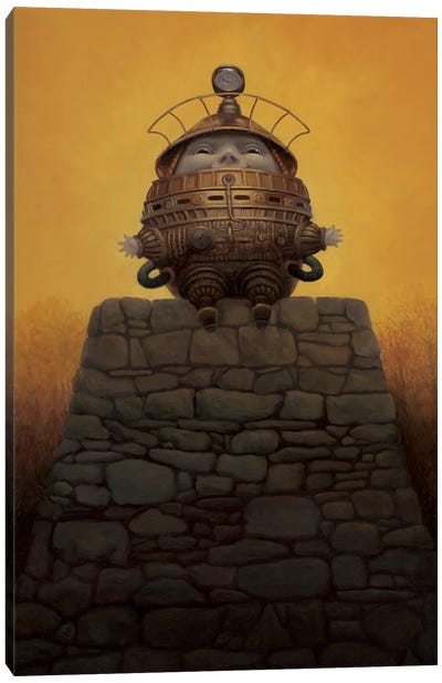 Humpty Dumpty Canvas Art Print - Whimsical Steampunk