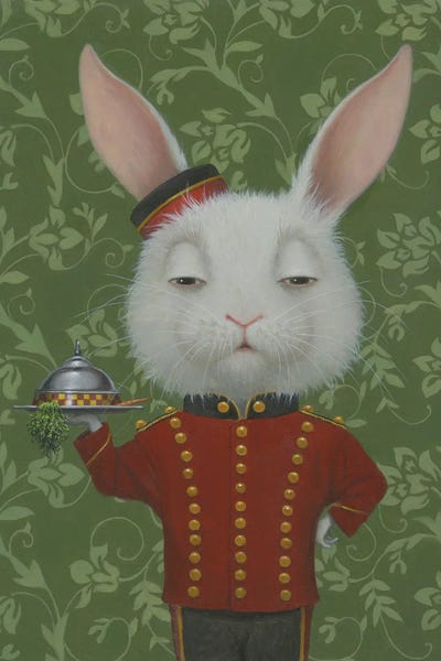 Rabbits: Bellhop by Lisa Falkenstern