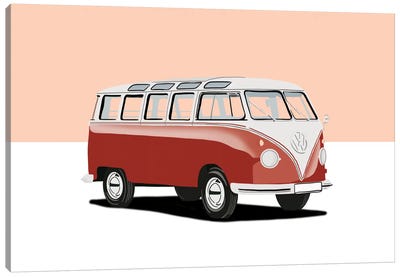 Camping In Style Canvas Art Print - Volkswagen
