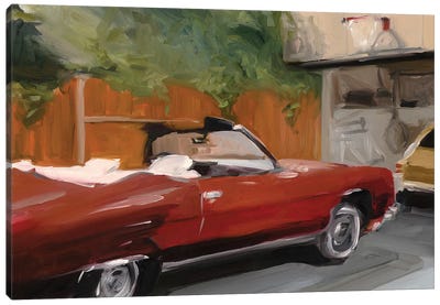 Mike Brady's Car Canvas Art Print - Sitcoms & Comedy TV Show Art