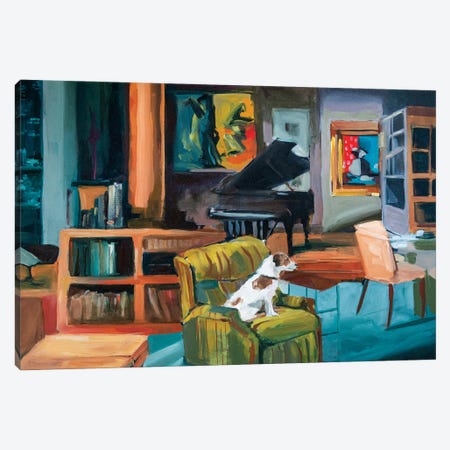 Frasier's Apartment Canvas Print #LFN1} by Liz Frankland Canvas Art Print
