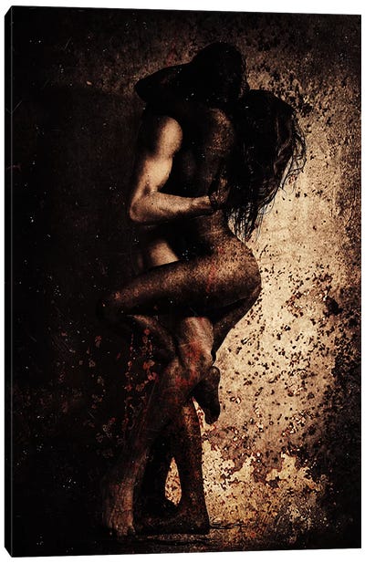 Kærlighed Canvas Art Print - Erotic Art