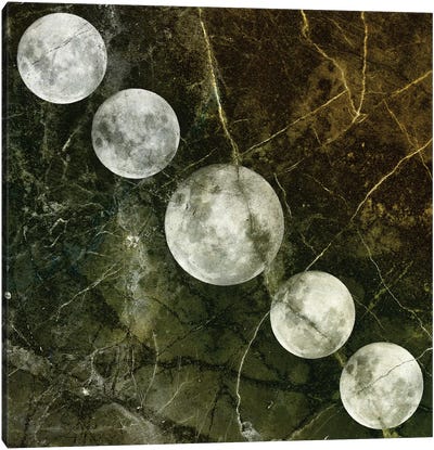 Phase V Canvas Art Print - Crescent Moon Art