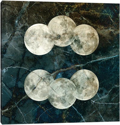 Phase VI Canvas Art Print - Crescent Moon Art