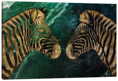 Zebs Canvas Art Print - Zebra Art