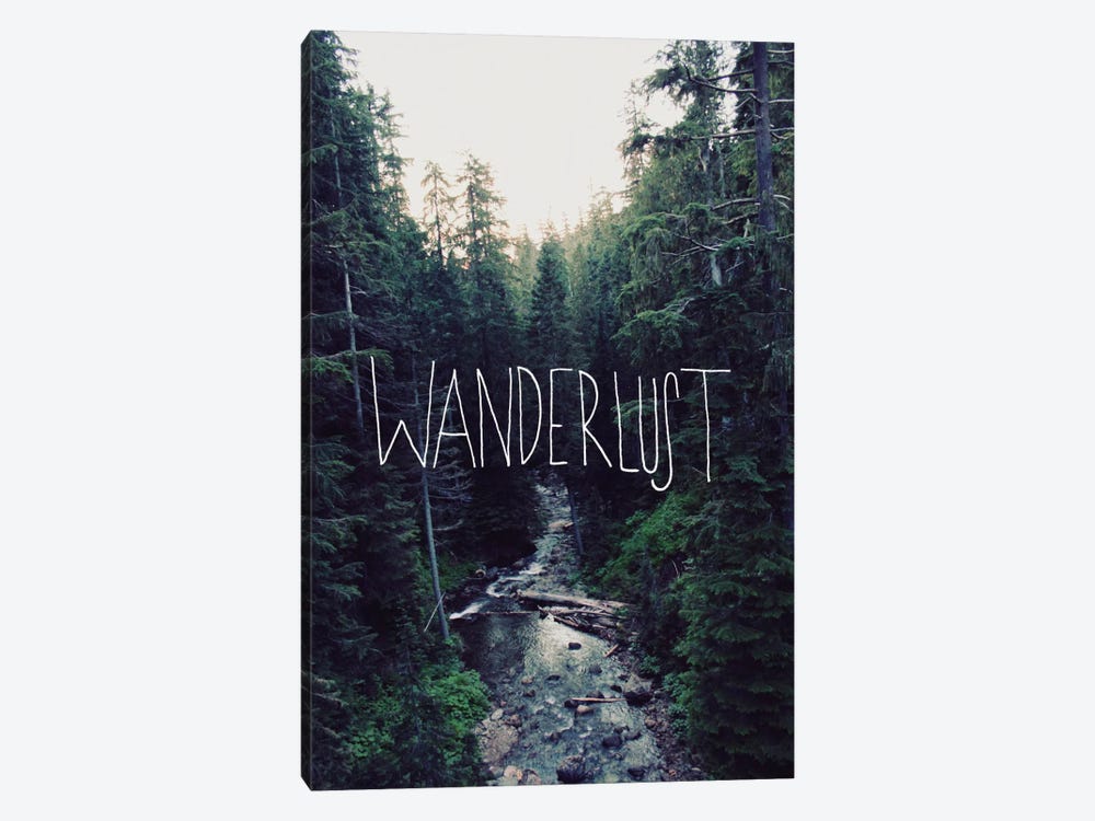 Wanderlust Rainier Creek by Leah Flores 1-piece Canvas Art Print