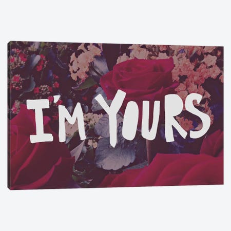 I'm Yours Canvas Print #LFS34} by Leah Flores Canvas Print