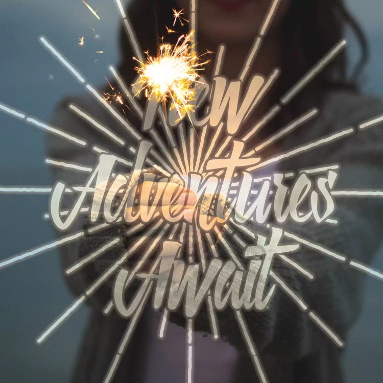 New Adventures Await by 5by5collective wall art