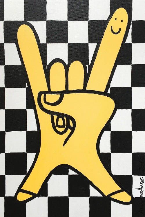 Finger Rock It by Alla GrAnde wall art